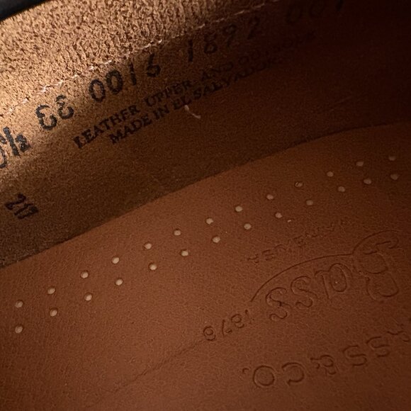 Mens G.H. Bass Black Leather Walter Penny Loafers Size 10.5 EE - Picture 10 of 11